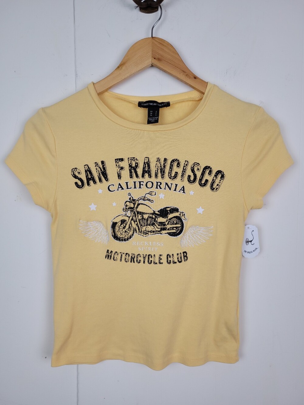 Streetwear Society Small San Francisco Motorcycle Graphic T-Shirt